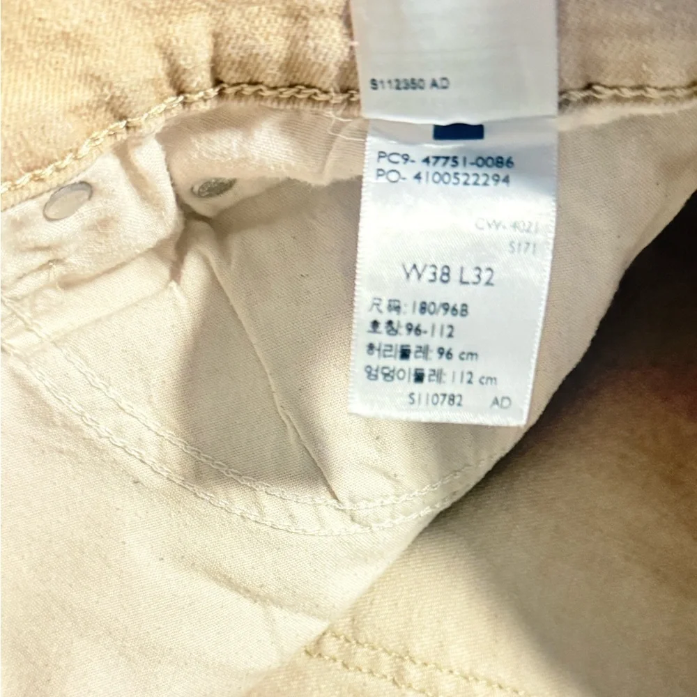 DENIZEN from Levi's MENS 231 slim khaki denim jeans 38
